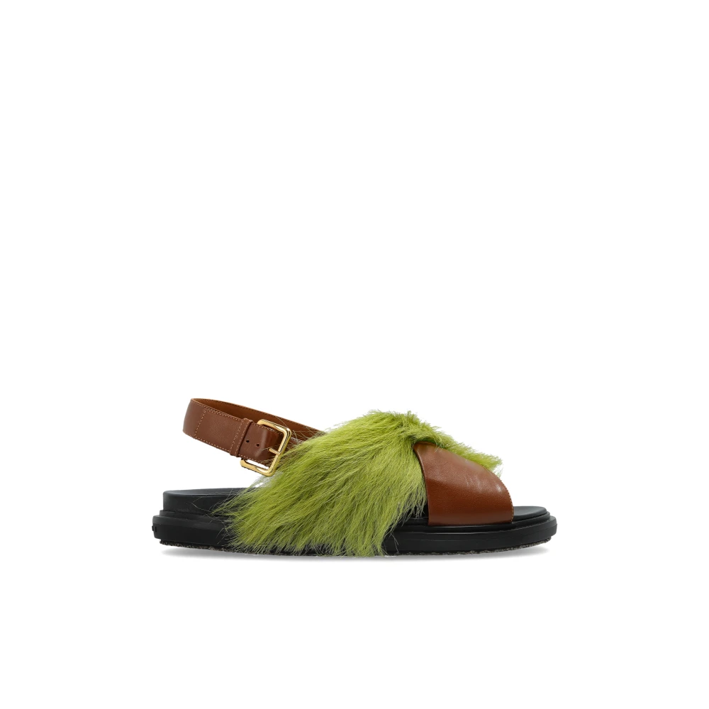 Marni Women's Multicolor Flat Sandals, 7 Uk, Fussbett Sandal