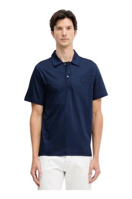 Paris Classic Fit Open Neck Embroidered Polo
