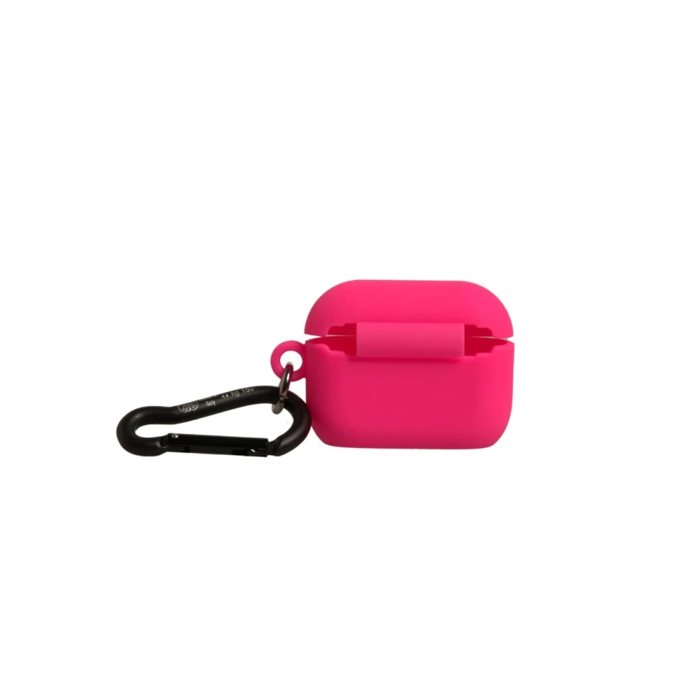 Dolce & Gabbana Geëtst siliconen Airpods-hoesje in roze Pink Heren