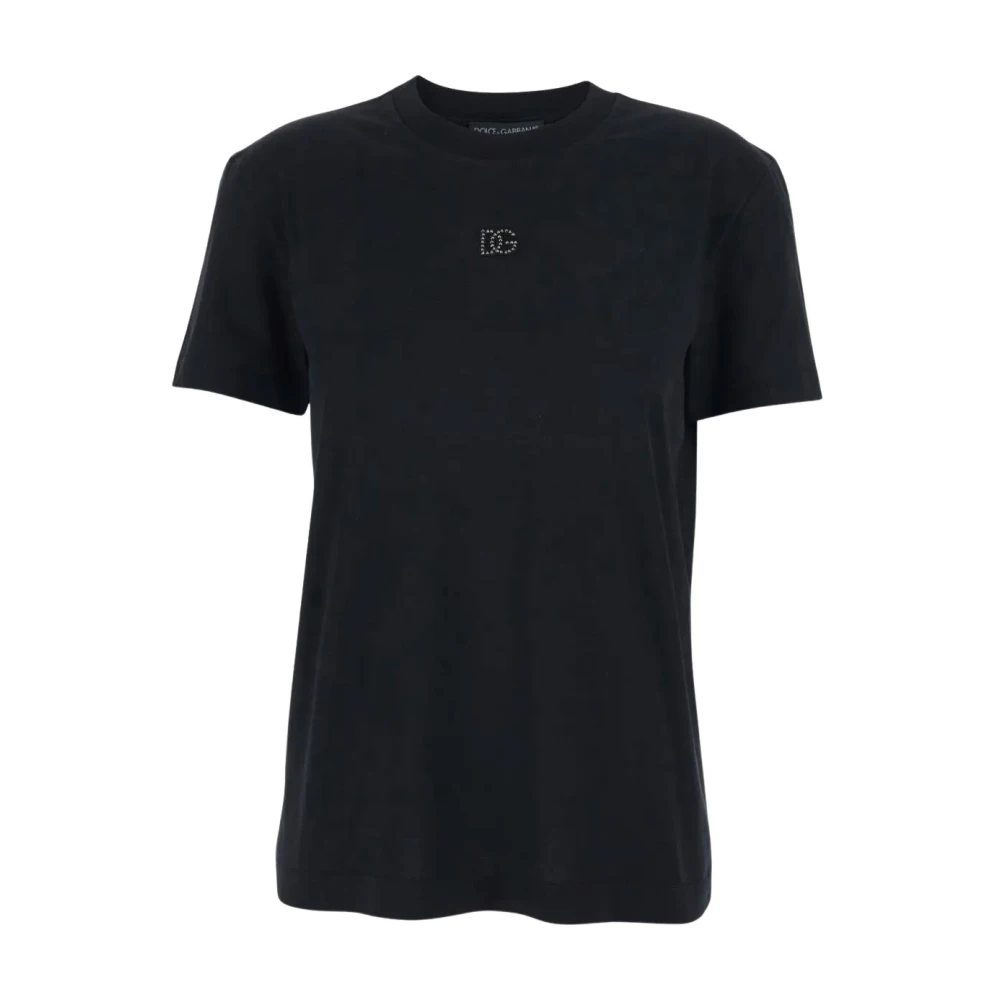 Dolce & Gabbana Women's Black T-Shirts, 2XL, T-Shirt