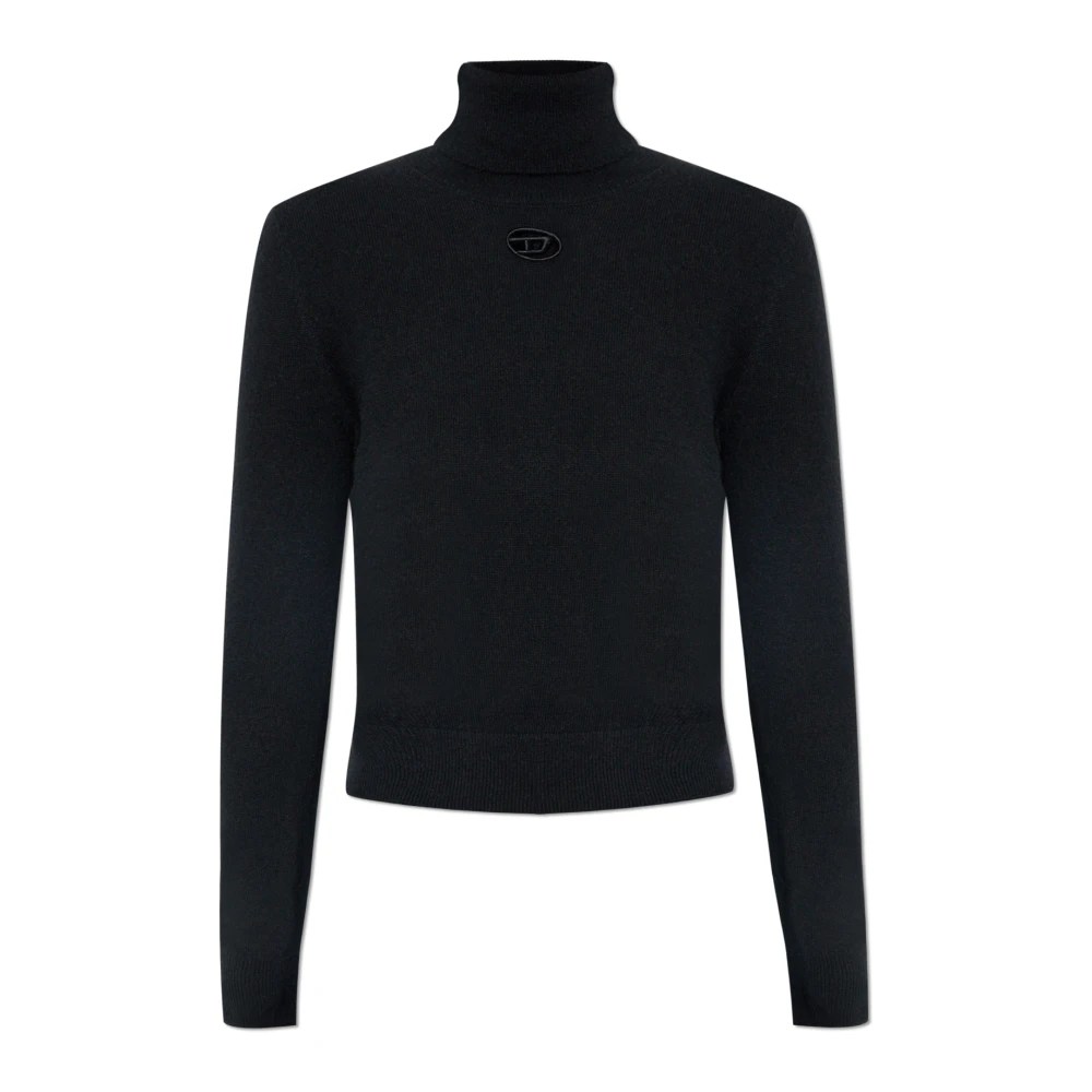 Diesel Turtleneck sweater M-Areesax-Tn Black Dames