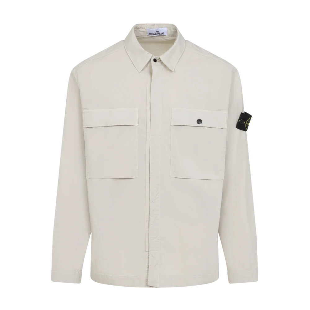 Stone Island Neutrale Shirt voor Mannen Ss25 Beige Heren