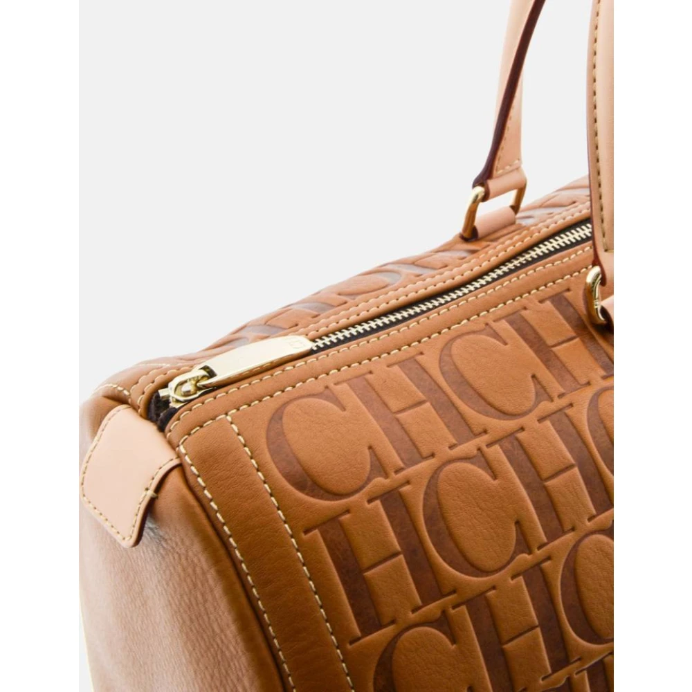 Carolina Herrera Grote Handtas Andy 13 Brown Dames