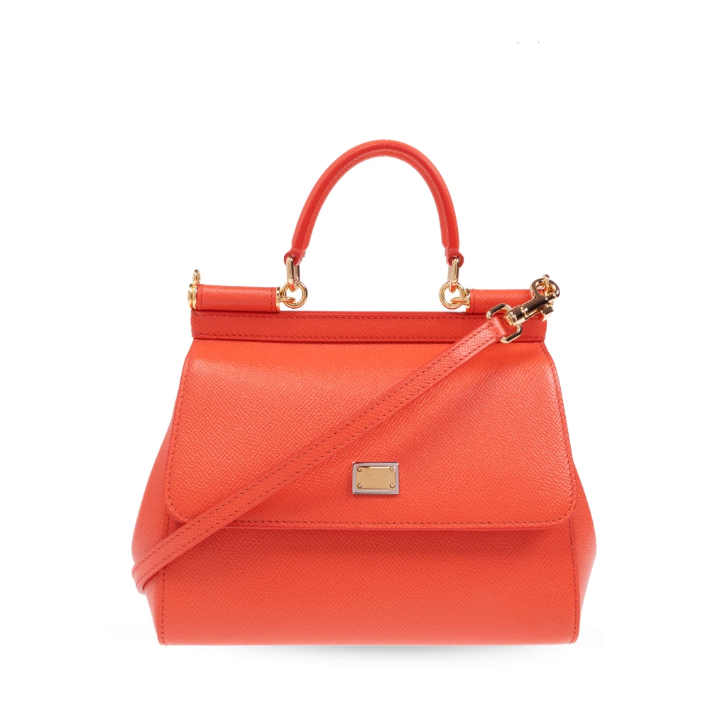 Dolce & Gabbana Sicily Mini schoudertas Orange Dames