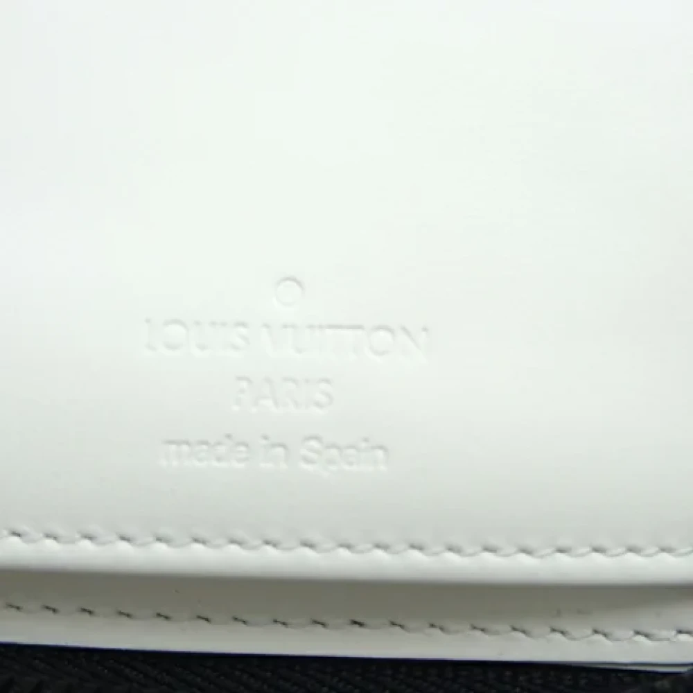 Louis Vuitton Vintage Pre-owned Leather wallets White Dames