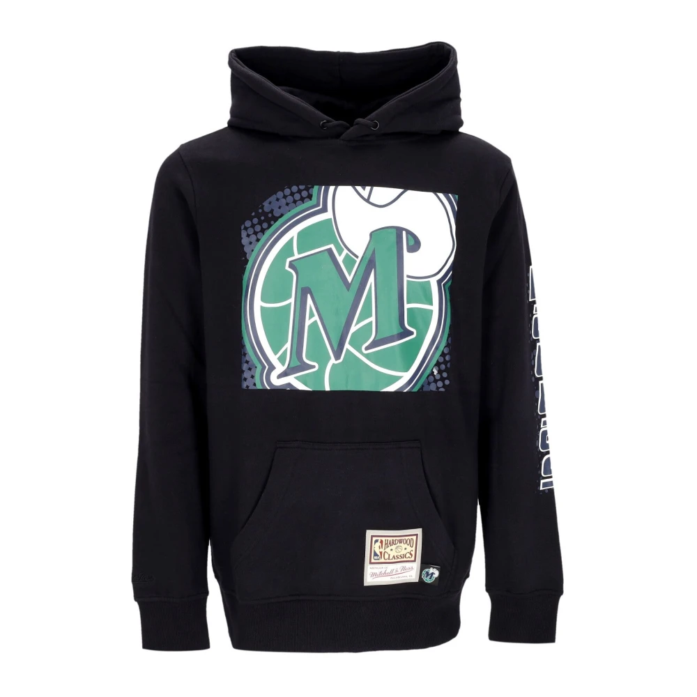 Mitchell & Ness NBA Big Face Hoodie Zwart Black Heren