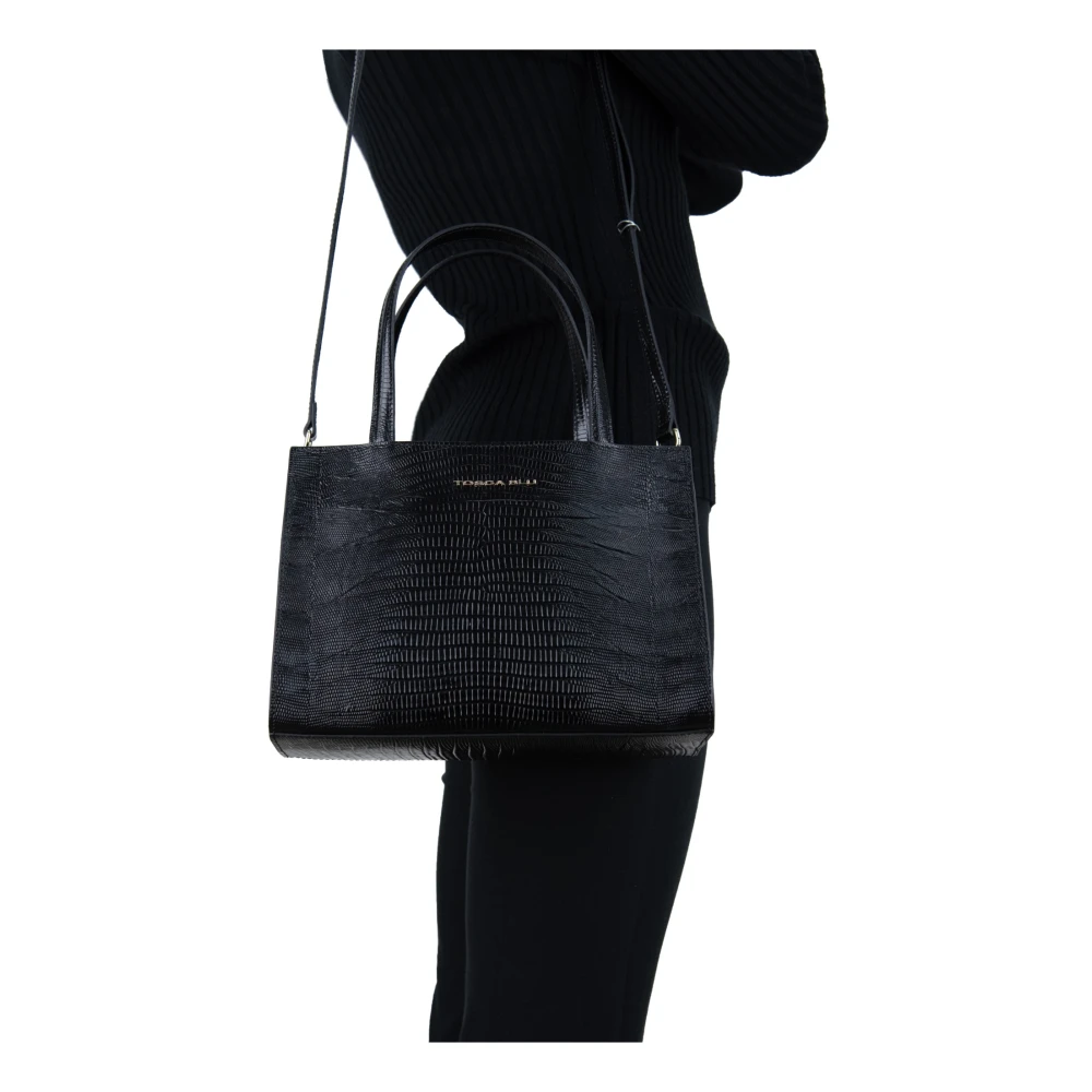 Tosca Blu Dames Schoudertas van Kunstleer Black Dames