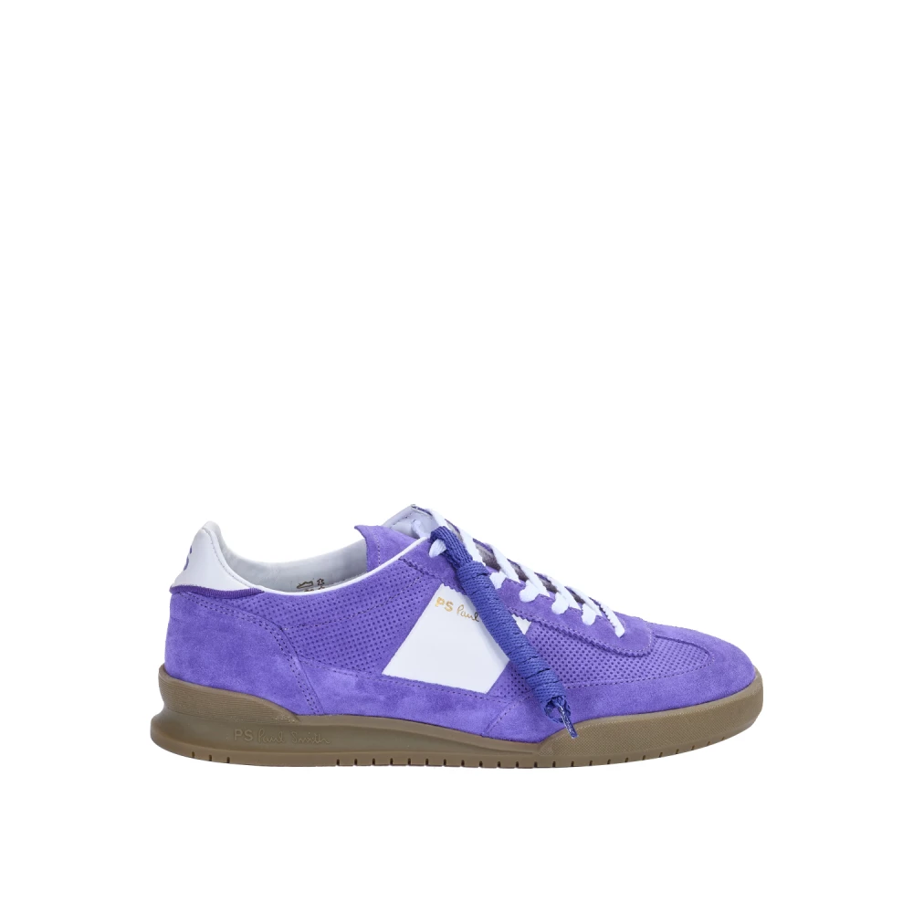 PS By Paul Smith Paarse Suède Veterschoenen Heren Schoenen