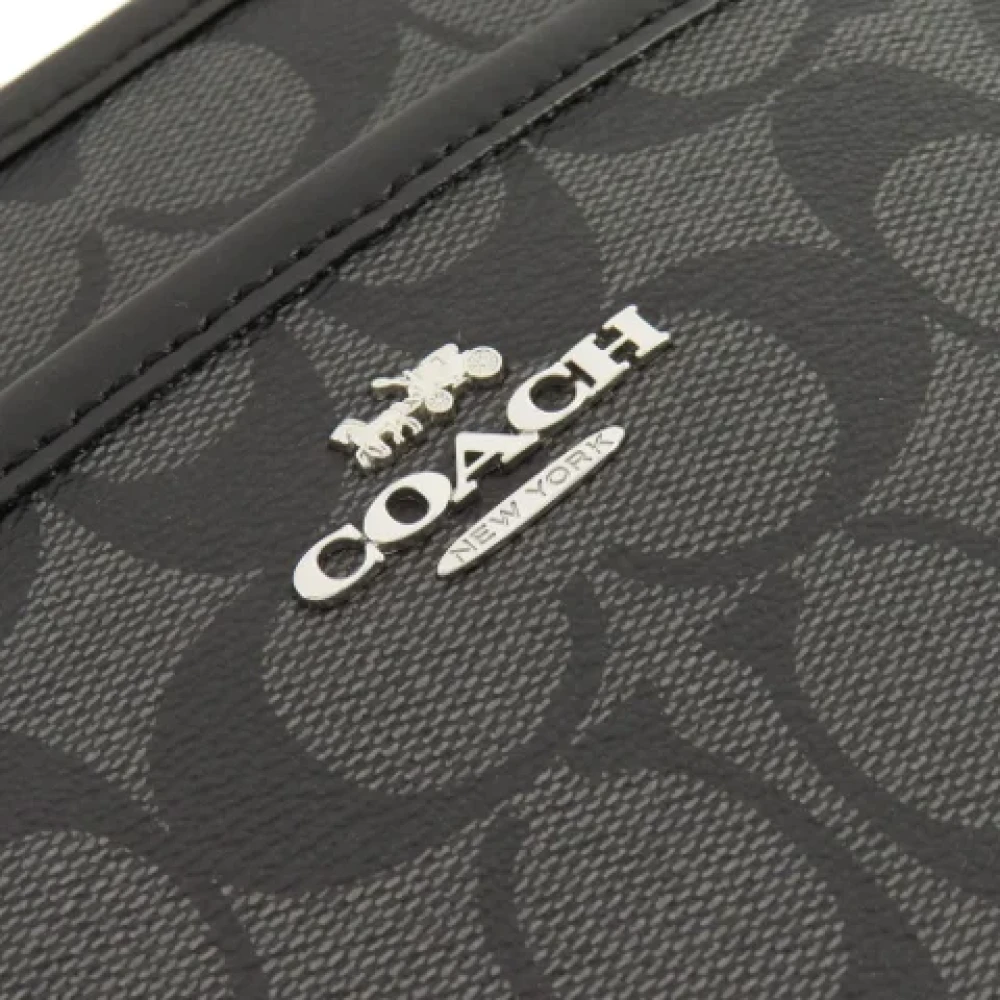 Coach Pre-owned Canvas shoulder-bags Black Dames