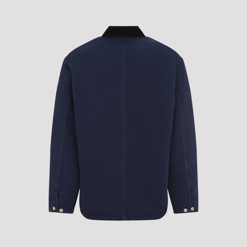 Carhartt WIP Blauwe Jassen voor Mannen Aw24 Blue Heren