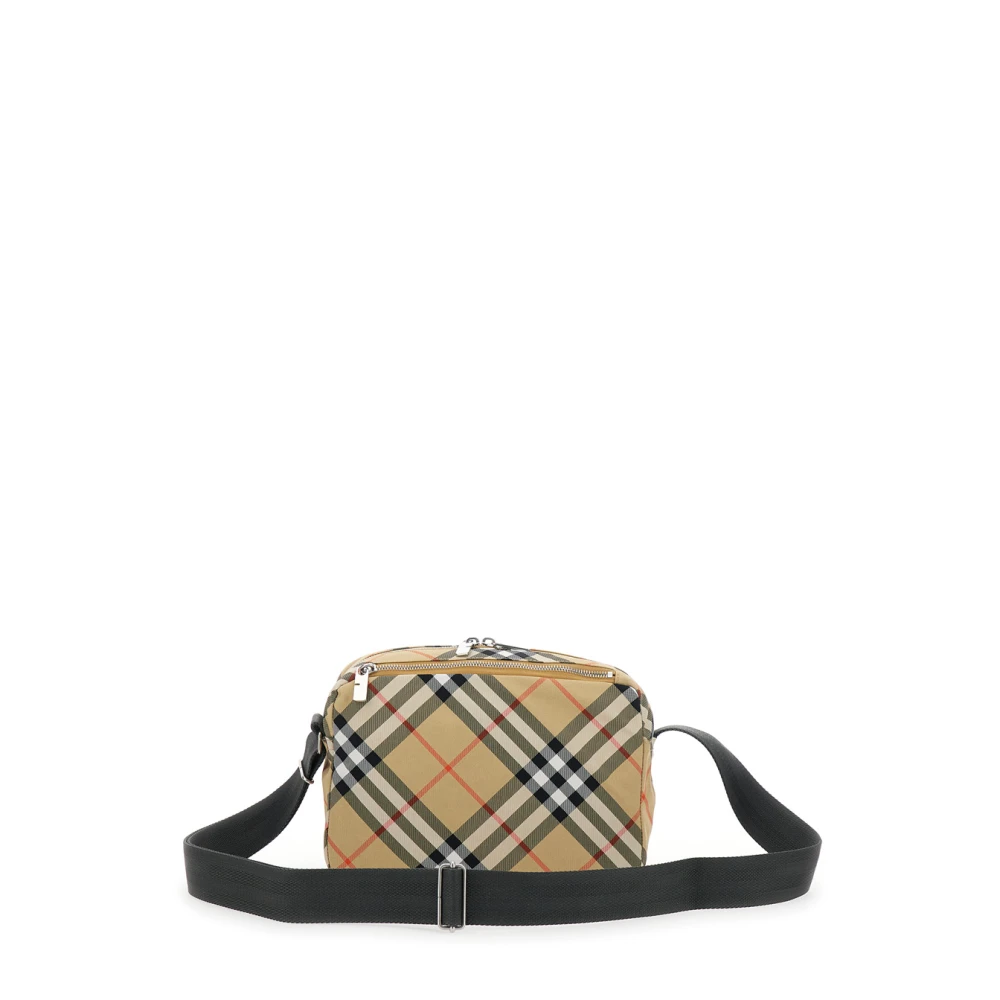 Burberry Vintage Check Beige Schoudertas Beige Heren