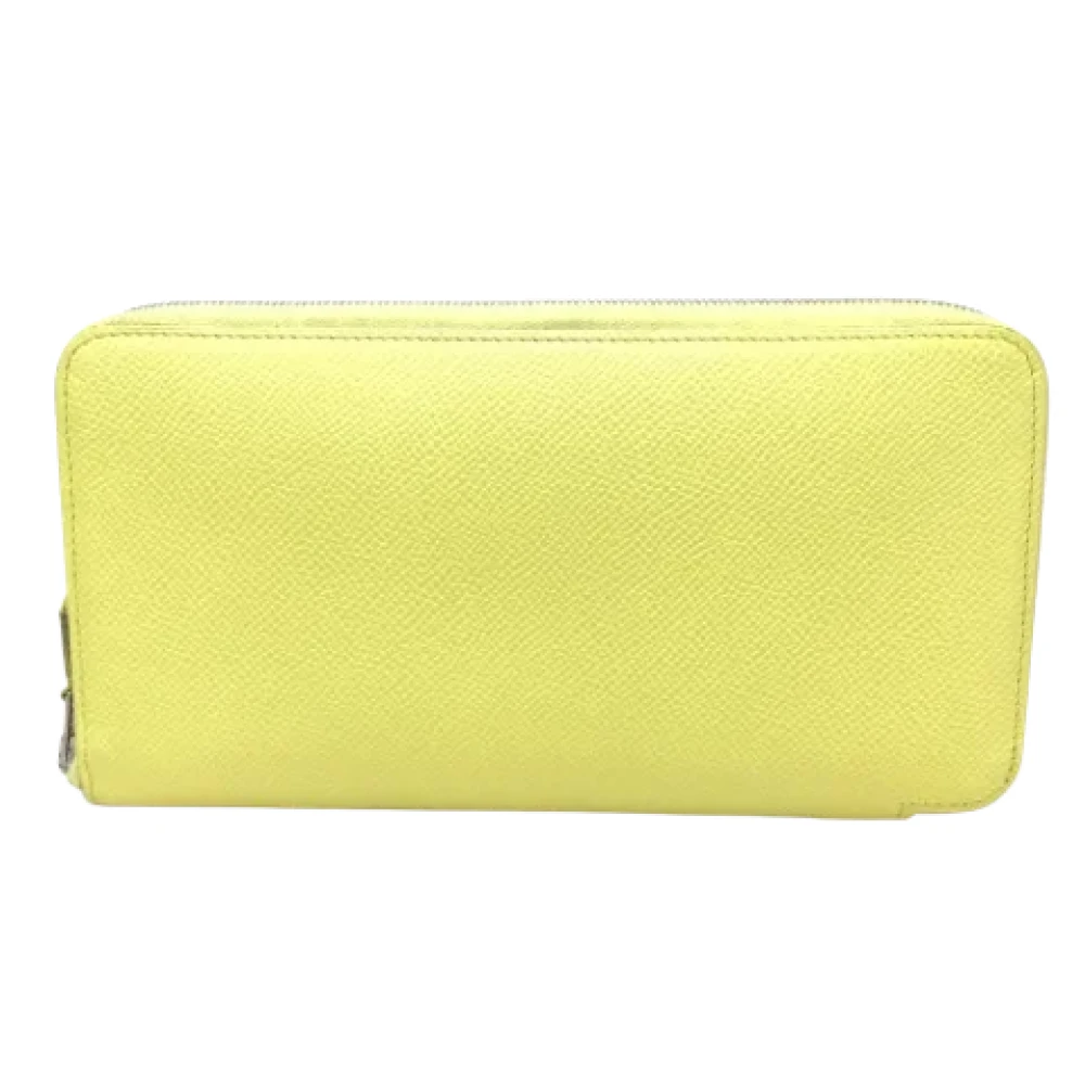 Hermès Vintage Pre-owned Leather wallets Green Dames