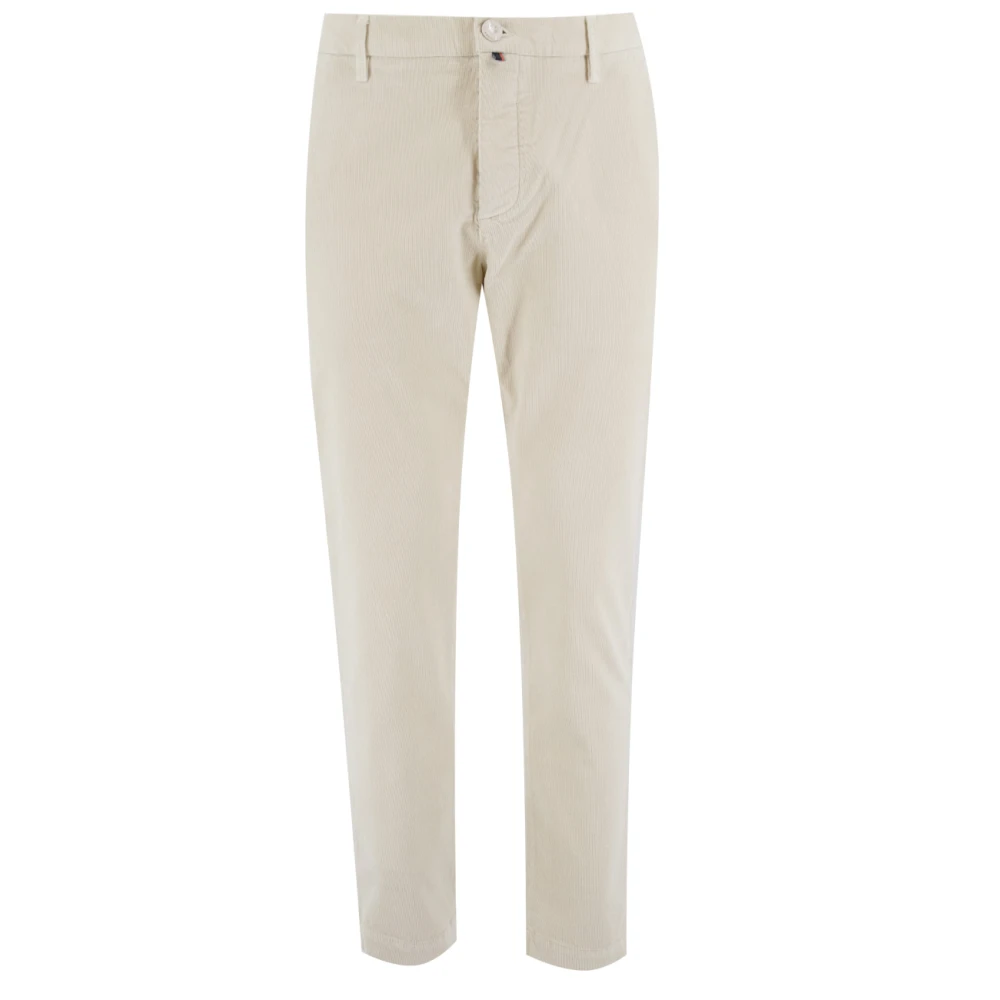 Jacob Cohën Men's White Chinos, W35, Classic Straight Fit Trousers