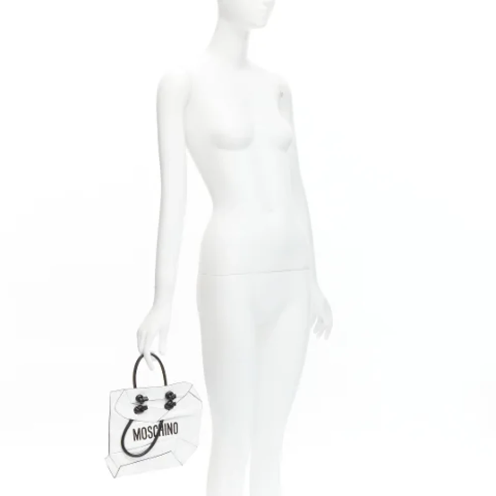 Moschino Pre-Owned Pre-owned Leather handbags White Dames