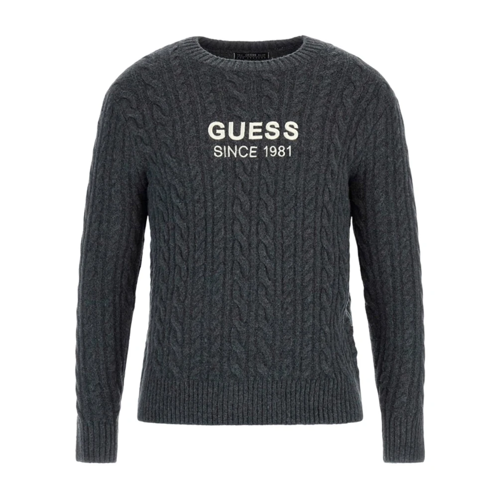 Guess Grijze Textiel Jersey voor Mannen Gray Heren