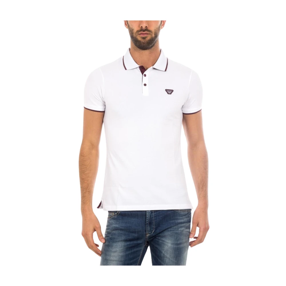 Armani Jeans Men's White Polo Shirt - Polo Shirts - Xl - Tops