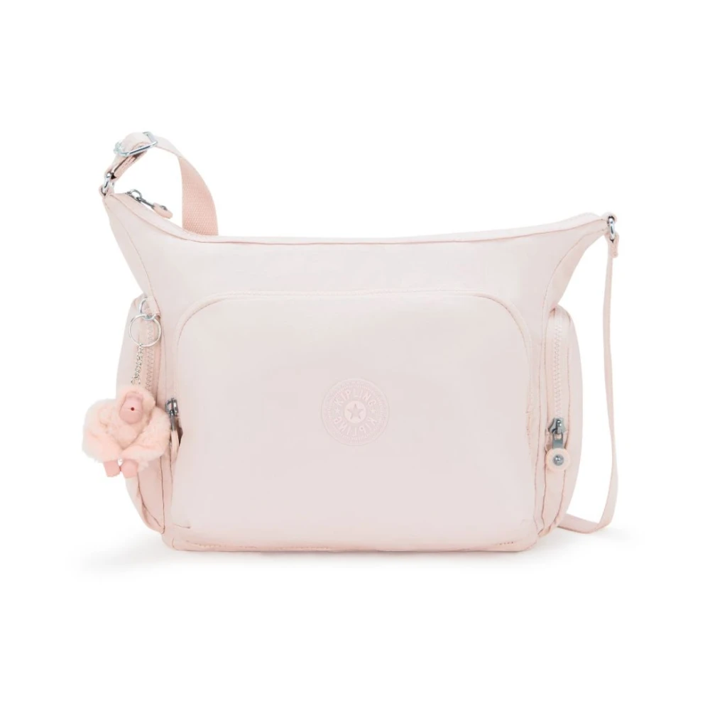 Kipling Lichtgewicht Schoudertas met Meerdere Zakken Pink Dames