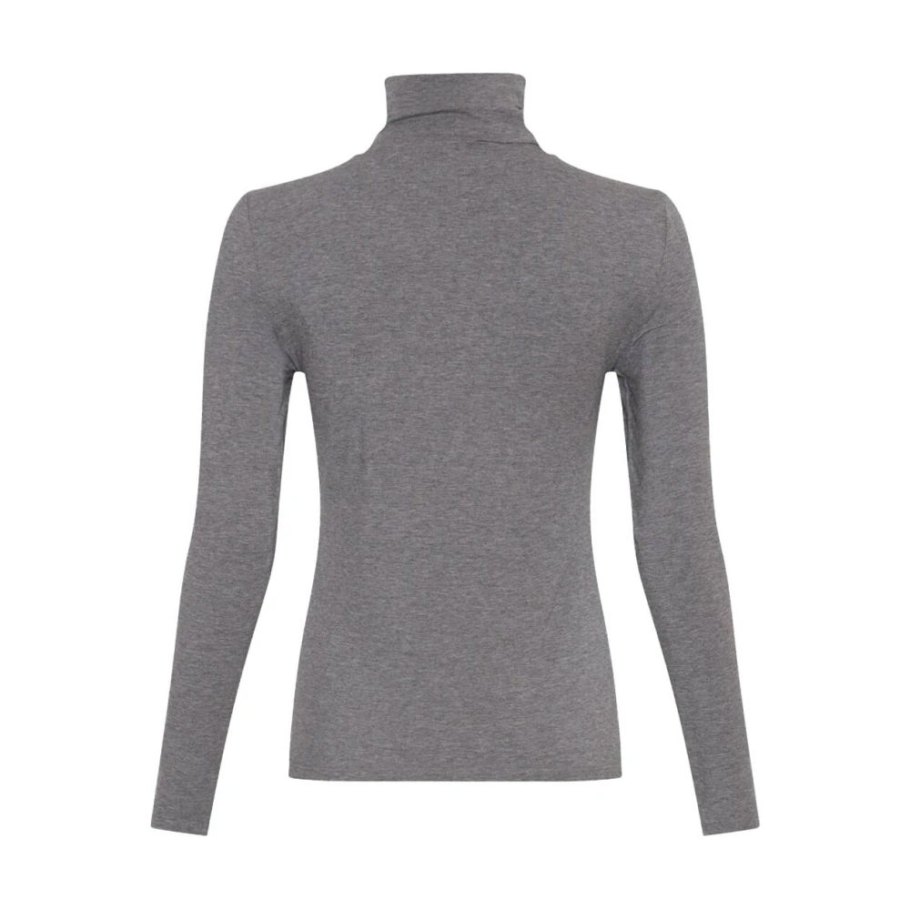 moss copenhagen Betrina Lange Mouw Top Gray Dames