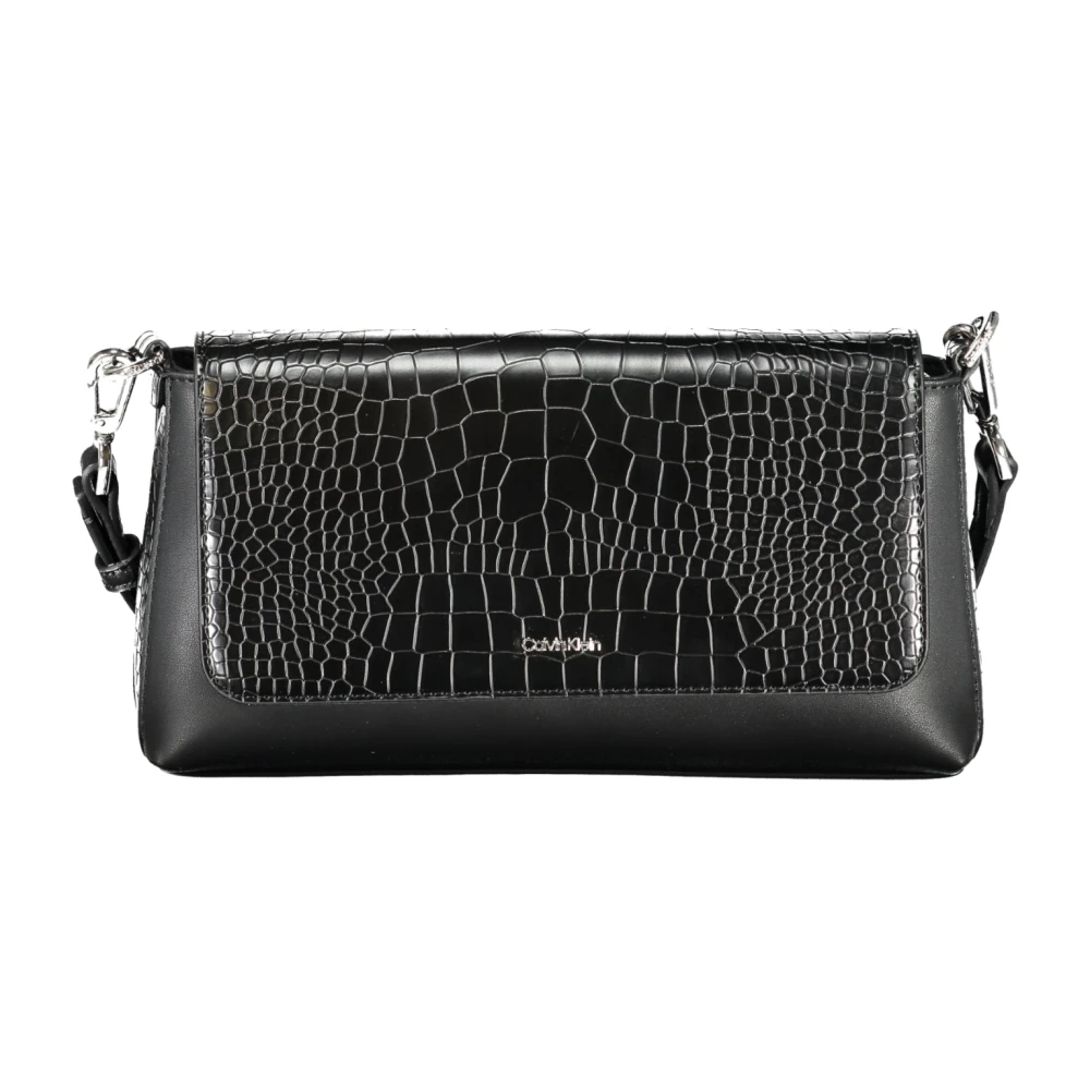 Calvin Klein Women's Black Shoulder Bag With Adjustable Strap