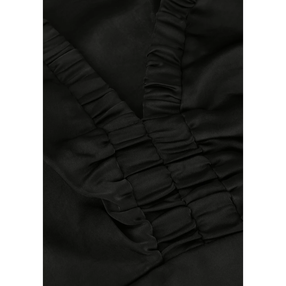 NEO NOIR Elegante Sateen Blouse Black Dames