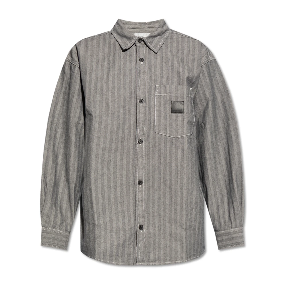 Carhartt Wip Randigt mönstrad skjorta Gray, Herr