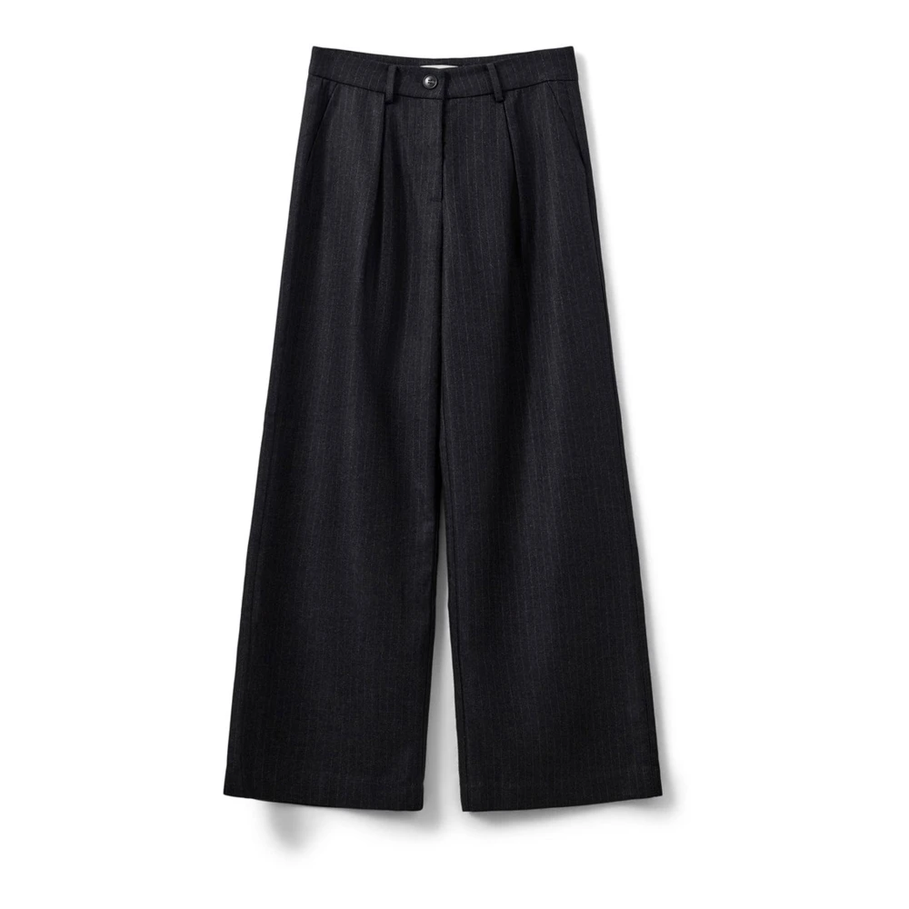 Sofie Schnoor Black Trousers For Women - Female - Wide Trousers - Xs - Trousers