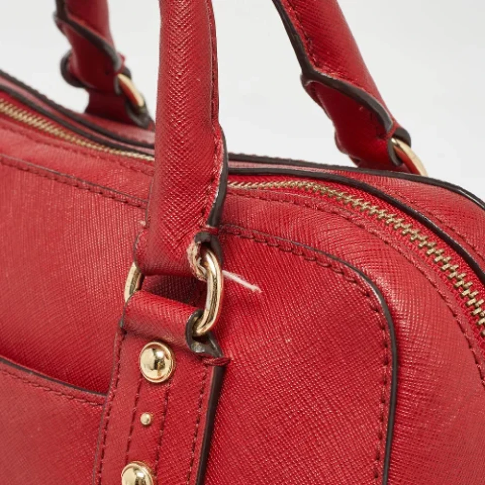 Michael Kors Pre-owned Leather handbags Red Dames