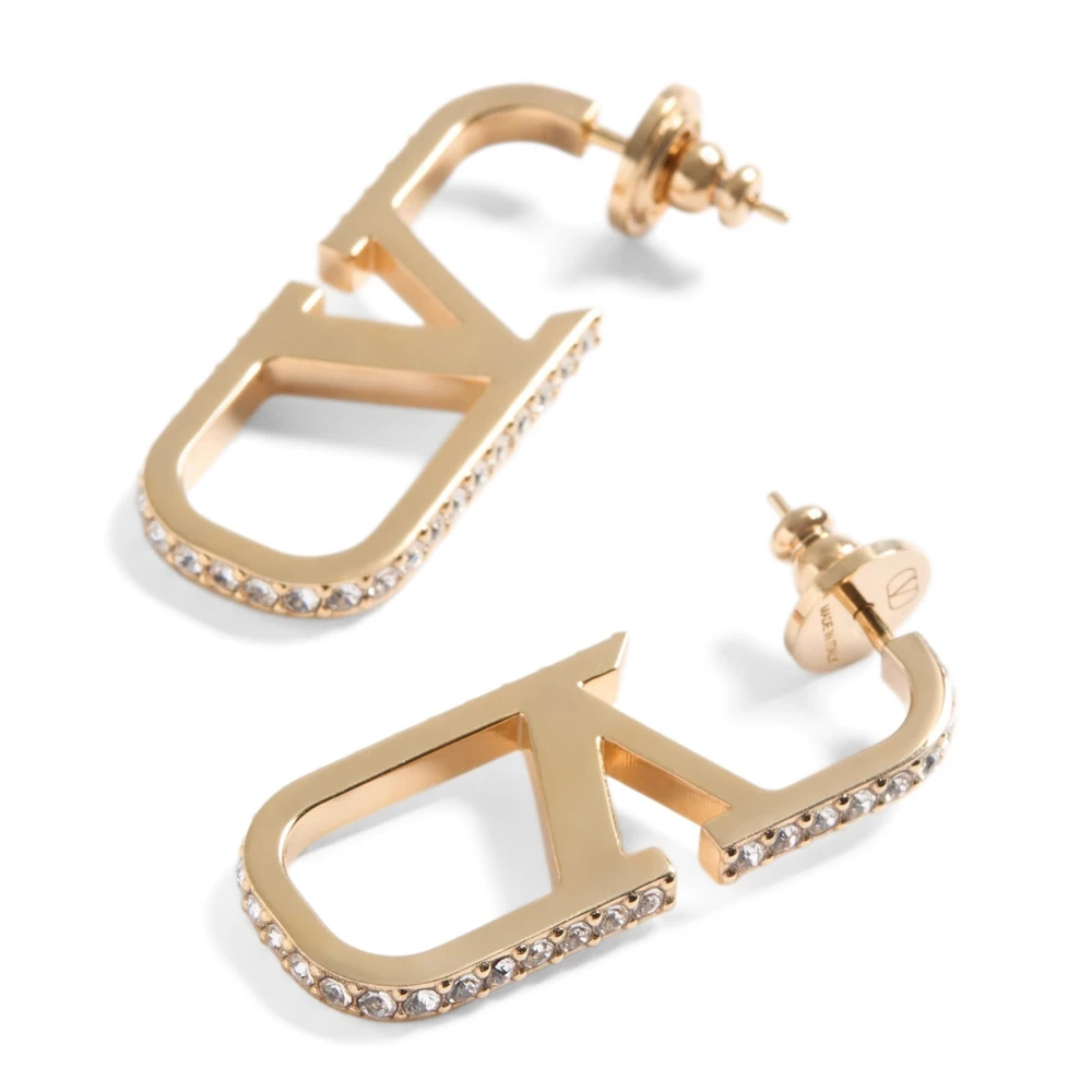 Valentino Garavani Vlogo Signature Strass Earrings - Image 4