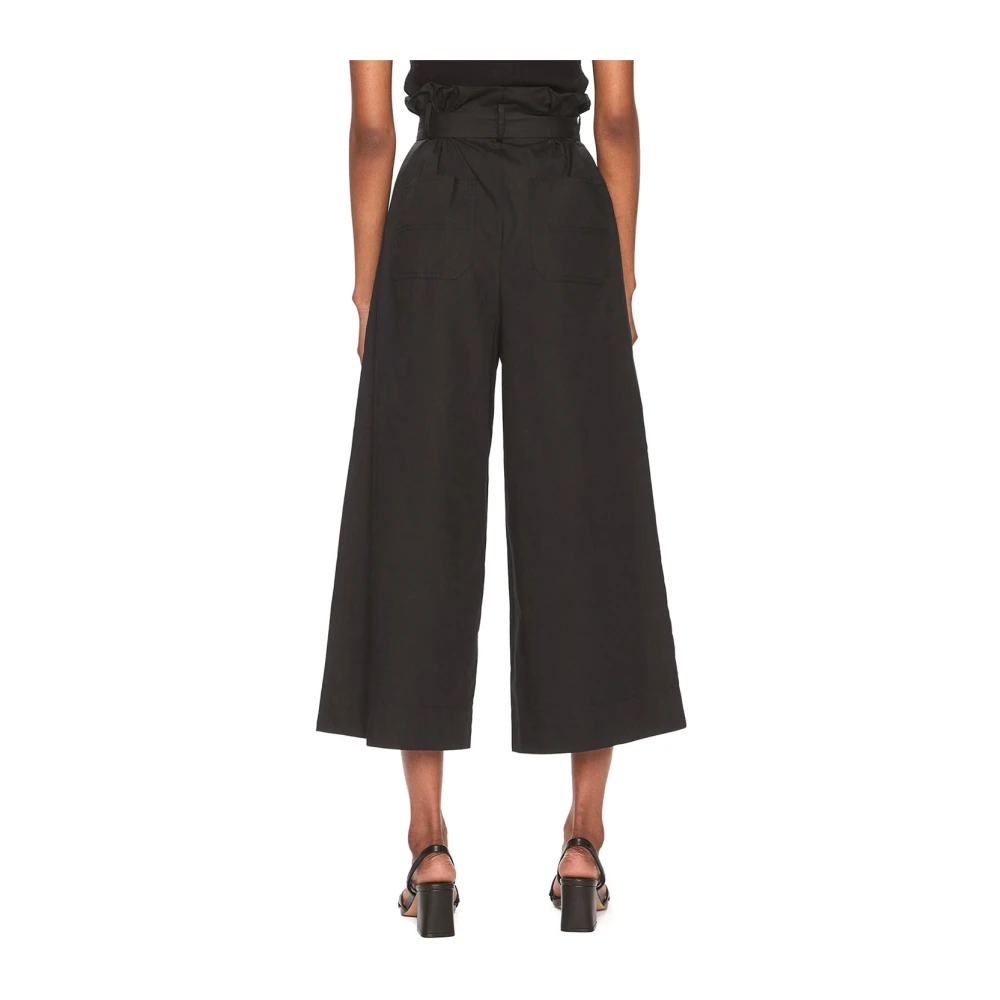 pinko Wide Trousers Black Dames