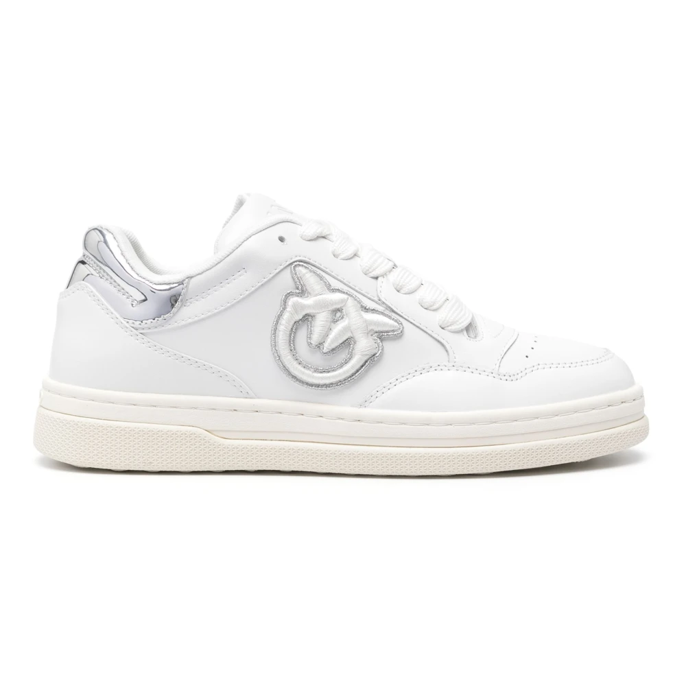 Pinko Leather Sneakers Heren Schoenen Wit