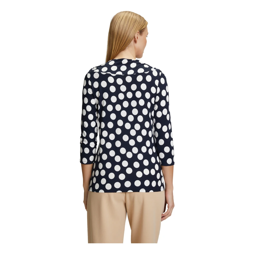 Betty Barclay Gestreept shirt met gespdetail Multicolor Dames