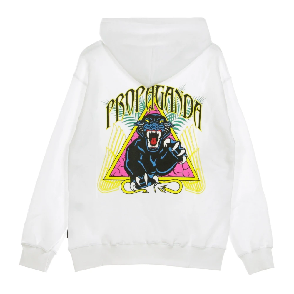 Propaganda Marmer Hoodie Wit White Heren