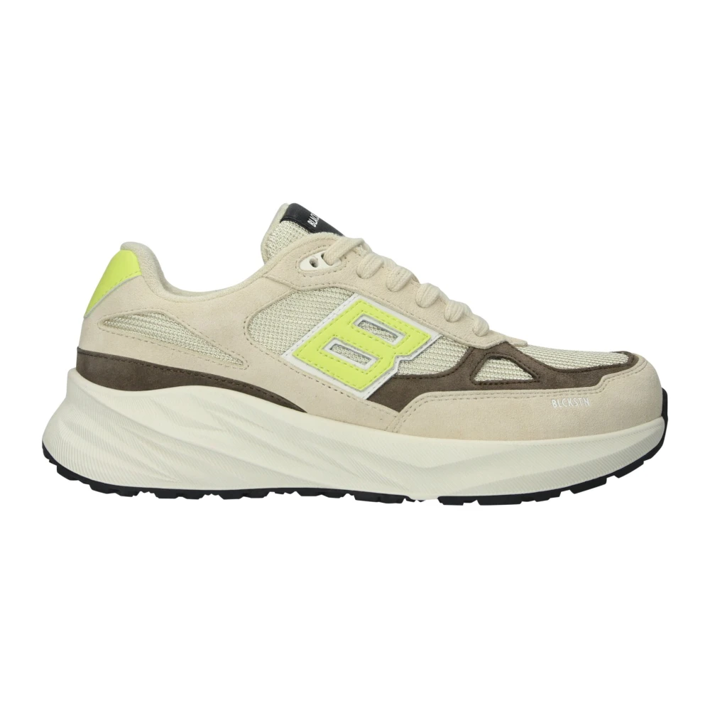 Blackstone Flint Moss Runner Sneaker Heren Schoenen Beige