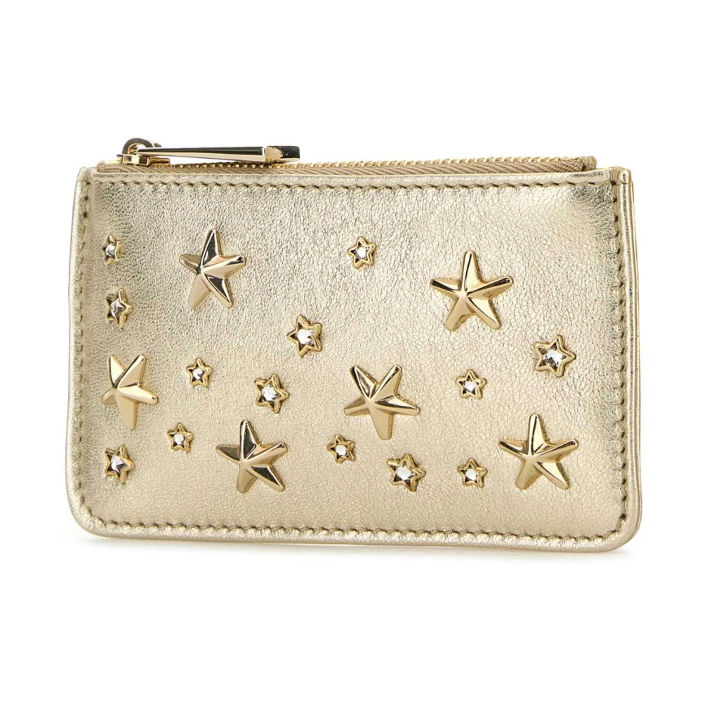 Jimmy Choo Marine Leren Kaarthouder Yellow Dames