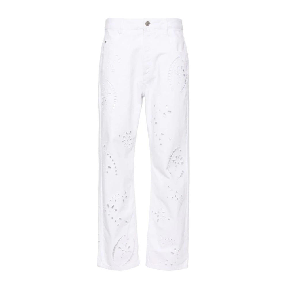 Isabel marant Irina Pants Stijlvolle Jeans voor Vrouwen White Dames
