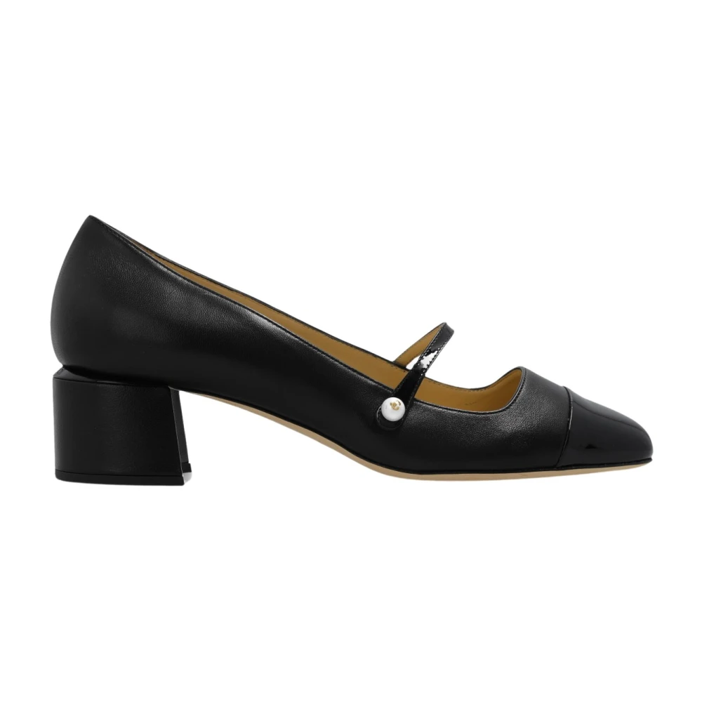 Jimmy Choo Women's Black Elisa Leather Pumps
