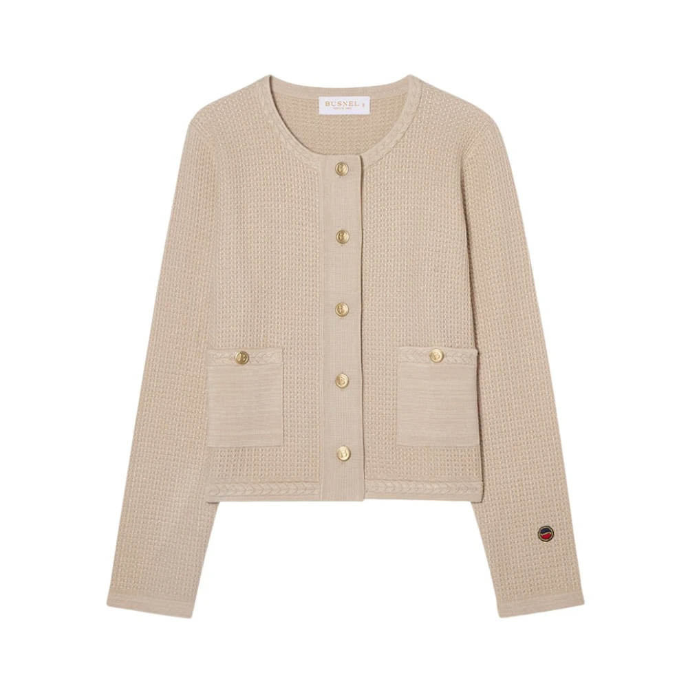 Busnel Estelle Cardigan Beige, Dam