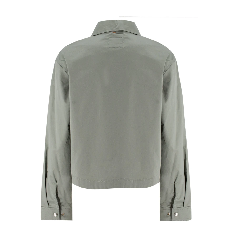 Parajumpers Katoenen Poplin Werkoverhemd Gray Dames
