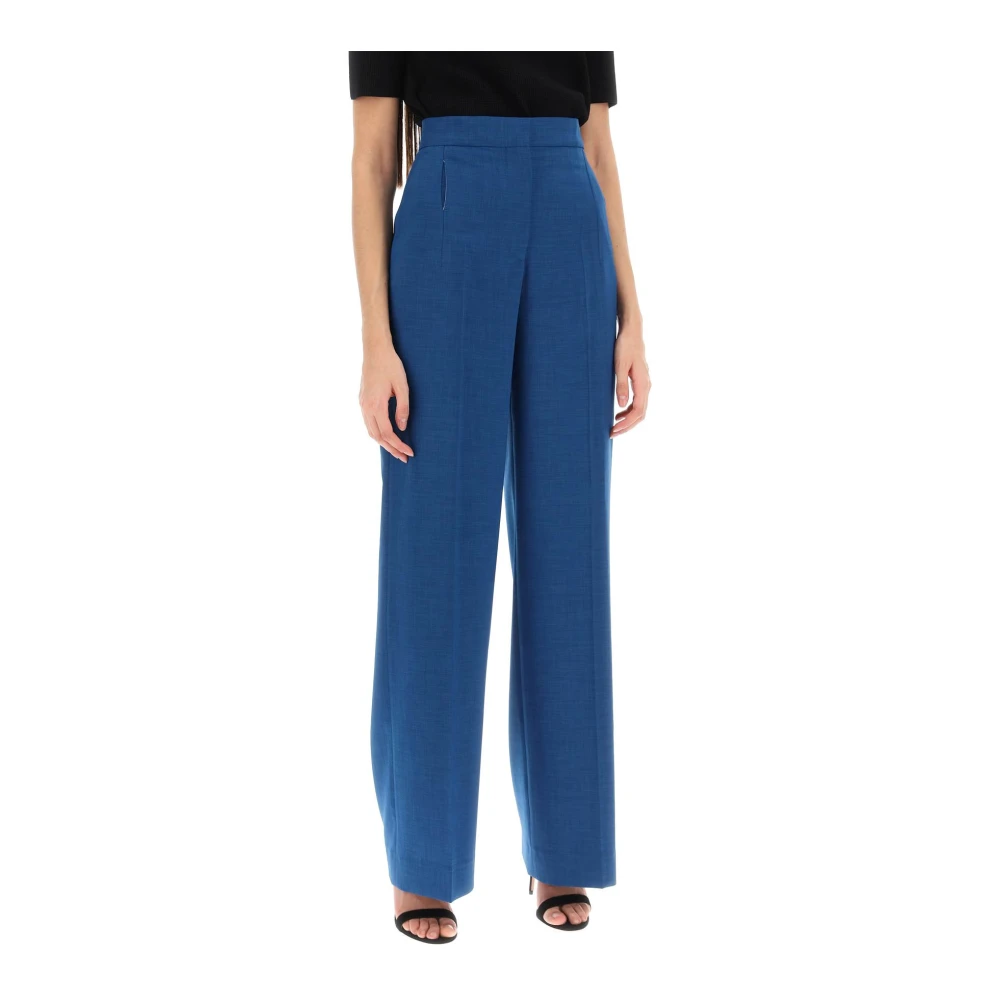 TORY BURCH Straight Trousers Blue Dames