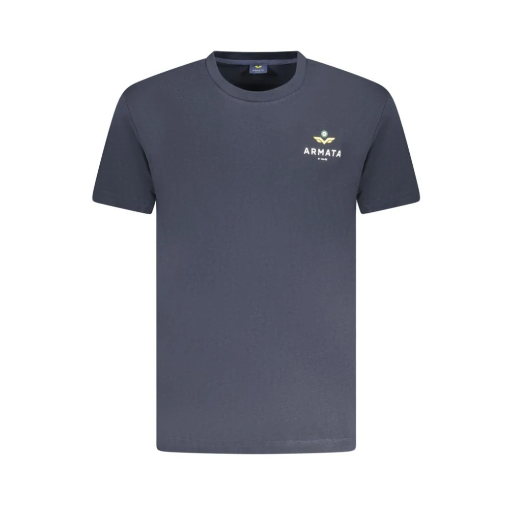 Armata Di Mare Blue Cotton Men T-Shirt - M - Image 2