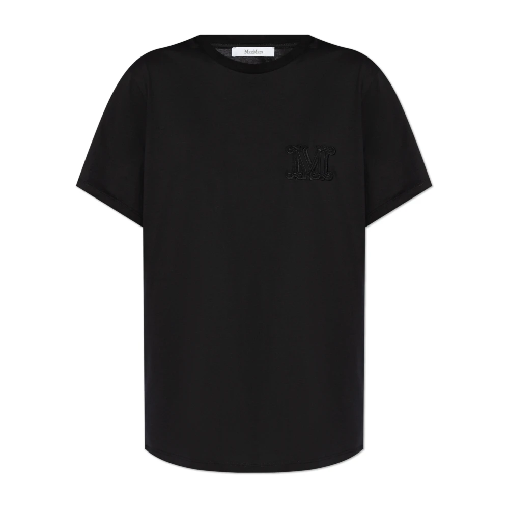 Max Mara T-shirt `Mango` Black Dames
