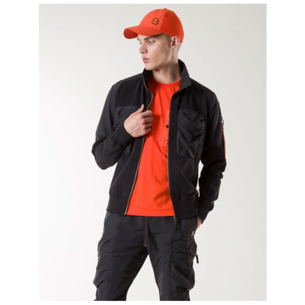 Parajumpers Zipper Sweatshirt Donald Black Heren