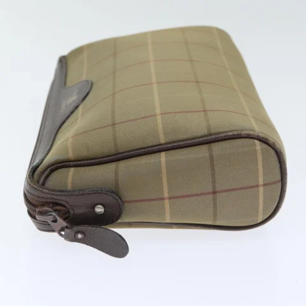 Burberry Vintage Pre-owned Canvas clutches Brown Dames