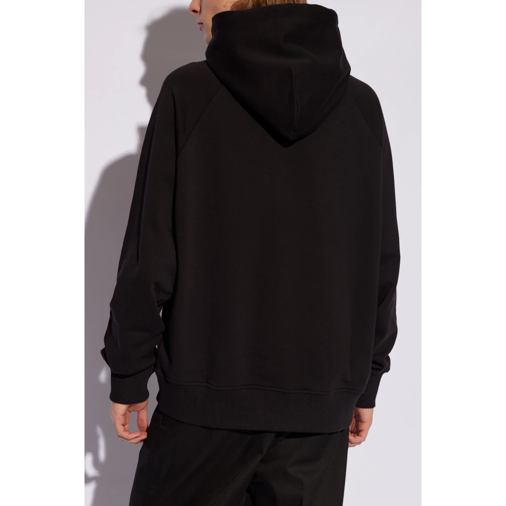 Versace Jeans Couture Bedrukte hoodie Black Heren