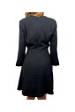 robe-en-crepe-avec-manches-3-4