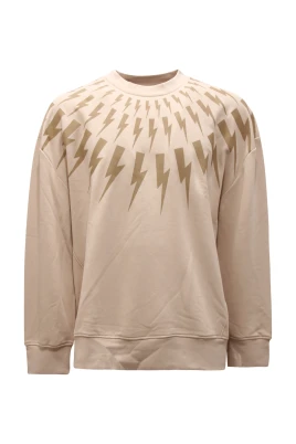 Fair-Isle Thunderbolt Sweatshirt