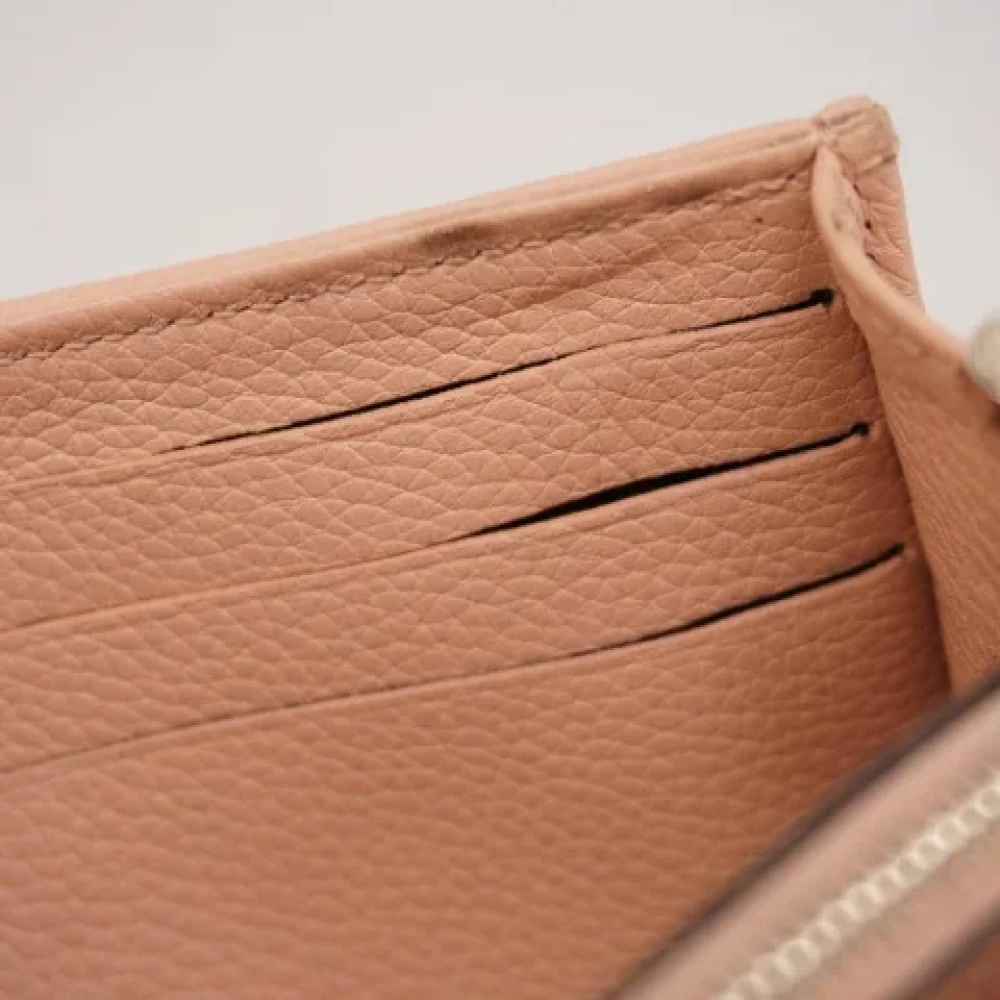 Louis Vuitton Vintage Pre-owned Fabric wallets Beige Dames