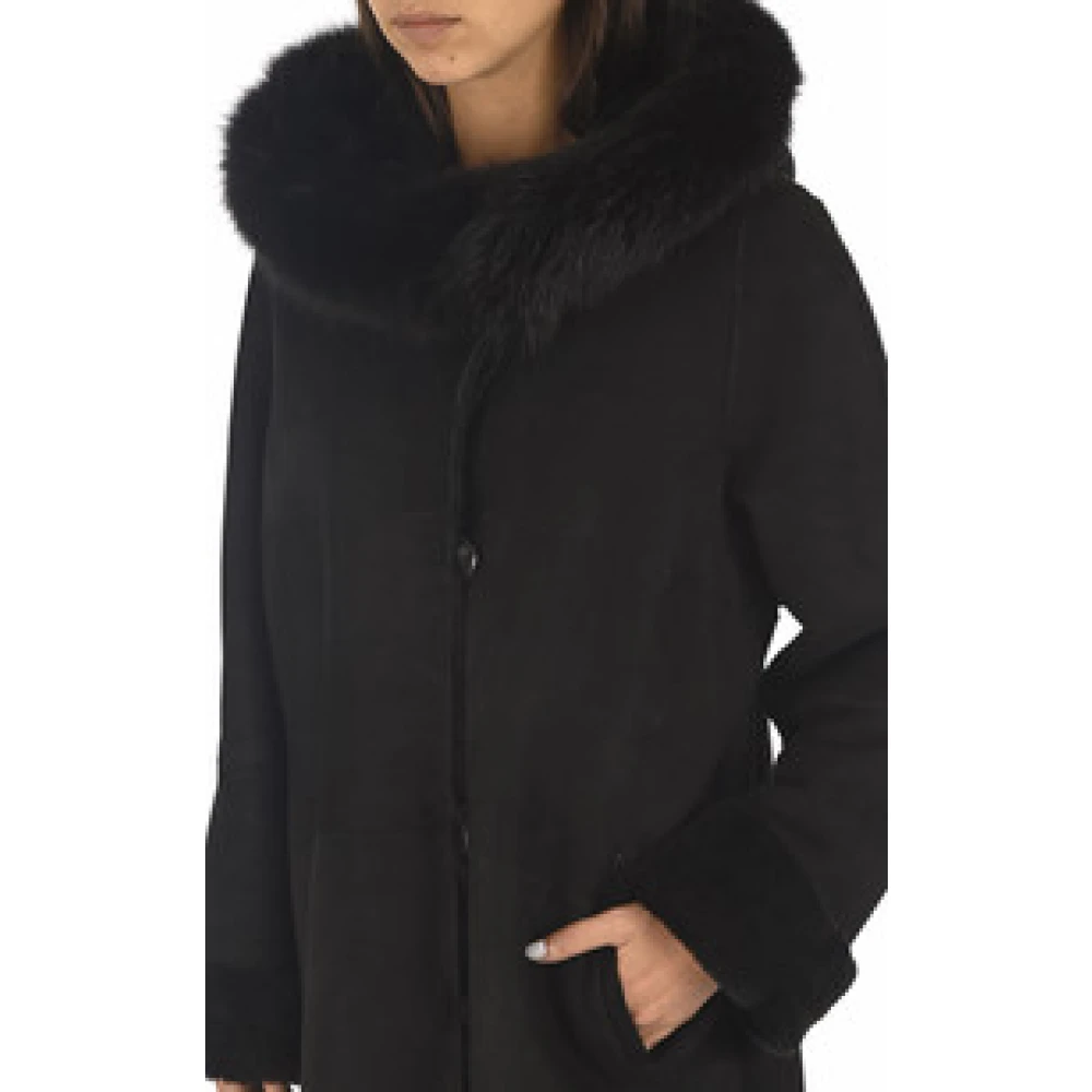 La Canadienne Coats Black Dames