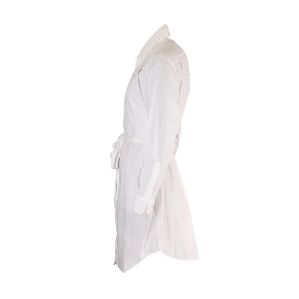 Maison Margiela Pre-owned Cotton dresses White Dames