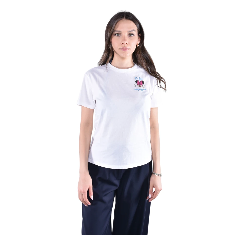 Mc2 Saint Barth White T-Shirts - Female - T-Shirts - Xs - Tops